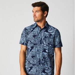 Billy Reid 'Botanical Treme' Block Shirt